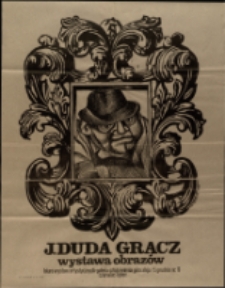 Jerzy Duda-Gracz. Wystawa obrazów - plakat [Dokument życia społecznego]