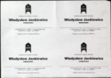 Władysław Jackiewicz. Malarstwo - zaproszenie [Dokument życia społecznego]