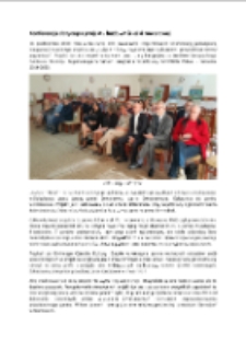 Konferencja dotycząca projektu budowy ścieżki rowerowej [Dokument elektroniczny]