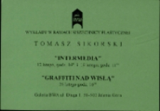 Tomasz Sikorski. Wykłady - zaproszenie [Dokument życia społecznego]