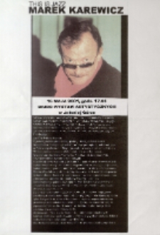 Marek Karewicz. This is Jazz - afisz [Dokument życia społecznego]