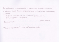 Spotkanie autorskie z Jerzym Bogdanem Kosem, prezesem Towarzystwa Miłośników Ziemi Trzebnickiej, 8.12.2004 r. (autograf) [Dokument ikonograficzny]