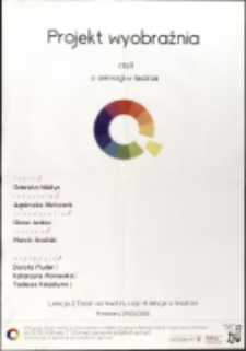 Projekt wyobraźnia, czyli animacja w teatrze - plakat [Dokument życia społecznego]