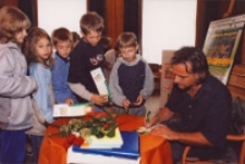 Spotkanie autorskie z Tomaszem Trojanowskim w cyklu Z książką na walizkach, 31.05.2007 r. (fot. 4) [Dokument ikonograficzny]