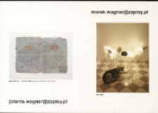 Jolanta Wagner. Marek Wagner - mezczyzna.kobieta@zapisy.pl - zaproszenie [Dokument życia społecznego]