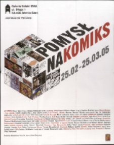 Pomysł na komiks - katalog [Dokument życia społecznego]