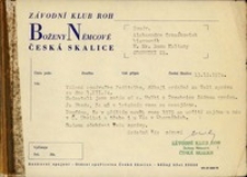 Korespondencja pomiędzy domem kultury z Czeskiej Skalicy i Miejskim Międzyzakładowym Domem Kultury w Obornikach Śląskich : : ubolewanie z powodu niepodjęcia współpracy, 13.12.1974 r. [Dokument ikonograficzny]