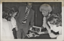 Gminne eliminacje konkursu piosenki radzieckiej w Obornickim Ośrodku Kultury, 20.02.1976 r. (fot. 3) [Dokument ikonograficzny]