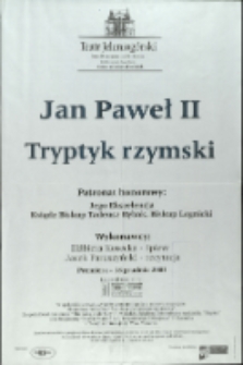 Tryptyk Rzymski - afisz premierowy [Dokument życia społecznego]