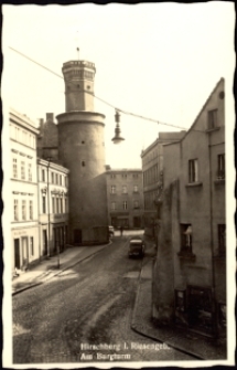 Hirschberg I. RiesengebirgeAm Burgturm [Dokument ikonograficzny]