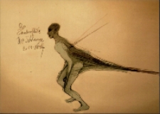 Krystian Lupa. Rysunki teatralne - pocztówka [1] [Dokument życia społecznego]