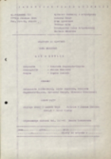 Kot w butach - zaproszenie [Dokument życia społecznego]