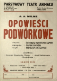 Opowieści podwórkowe - afisz [Dokument życia społecznego]