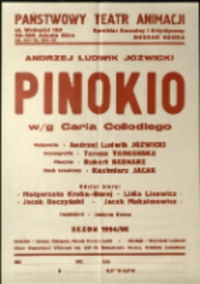 Pinokio - afisz [Dokument życia społecznego]