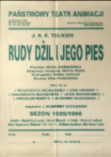 Rudy Dżil i jego pies - afisz [Dokument życia społecznego]