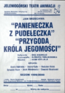 Panieneczka z pudełeczka. Przygoda króla Jegomości - afisz [Dokument życia społecznego]