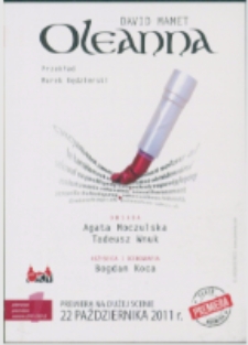 Oleanna - ulotka [Dokument życia społecznego]
