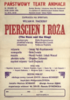 Pierścien i róża - afisz [Dokument życia społecznego]