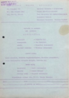 Kopciuszek - afisz [Dokument życia społecznego]