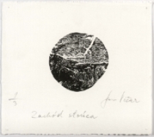 Zachód słońca [Dokument ikonograficzny]