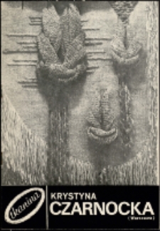 Krystyna Czarnocka (Warszawa). Tkanina - katalog [Dokument życia społecznego]