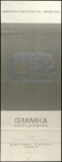 Ceramika bolesławiecka. II Wystawa z cyklu "Jeleniogórskie wzornictwo przemysłowe" - plakat [Dokument życia społecznego]