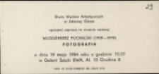 Włodzimierz Puchalski (1909-1979). Fotografia- zaproszenie [Dokument życia społecznego]