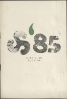 Stanisław Słonina. Rzeźby, medale, rysunki - katalog [Dokument życia społecznego]