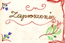 Zaproszenie dla mieszkanek wsi na Dzień Kobiet do świetlicy Koła Gospodyń Wiejskich w Piekarach, 8-9.03.1991 r.