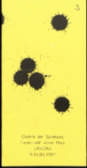 Galerie der Sparkasse, Frank-Loeb' schen Haus Landau [Dokumenty życia społecznego]