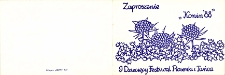 Zaproszenie na eliminacje wojewódzkie IX Dziecięcego Festiwalu Piosenki i Tańca „Konin ‘88” w Wojewódzkim Domu Kultury we Wrocławiu dla Obornickiego Ośrodka Kultury, 5.03.1988 r.