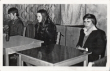Gminne eliminacje olimpiady społeczno-politycznej w wiejskim ośrodku kultury w Pęgowie, 2.04.1978 r. (fot. 4) [Dokument ikonograficzny]