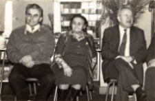 Wizyta spółdzielców z Krakowa w Klubie Rolnika w Osoli, 26.11.1985 r. (fot. 1) [Dokument ikonograficzny]