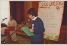 Rozstrzygnięcie gminnego konkursu literackiego na utw&oacute;r poetycki, zatytułowanego &bdquo;Słowo wyrosło&rdquo;, 8.11.2006 r. (fot. 3) [Dokument ikonograficzny]