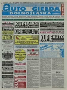 Auto Giełda Dolnośląska : regionalna gazeta ogłoszeniowa, 2002, nr 15 (851) [12.02]