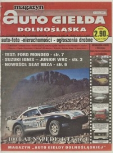 Auto Giełda Dolnośląska : magazyn, 2002, nr 17 (853) [18.02]