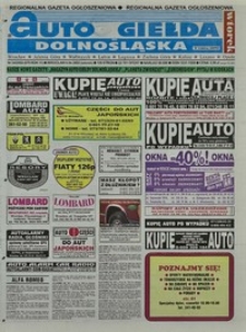 Auto Giełda Dolnośląska : regionalna gazeta ogłoszeniowa, 2002, nr 34 (870) [9.04]