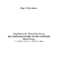 Ergebnisse der Durchforschung des Kaufmanns-Archivs für die Geschichte Hirschbergs [Dokument elektroniczny]