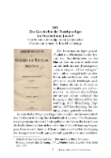 Zur Geschichte der Buschprediger im Fürstenthum Jauer! [Dokument elektroniczny]