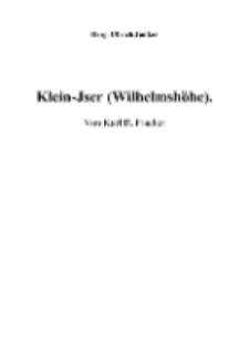 Klein-Jser (Wilhelmshöhe) [Dokument elektroniczny]