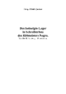 Das befestigte Lager in Schreiberhau des Rittmeisters Negro [Dokument elektroniczny]