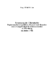 Ernennung des Ullersdorfer Papiermachers Gottlieb Ehrenfried Rumler zum evangelischen Kirchenvorsteher zu Flinsberg im Jahre 1786 [Dokument elektroniczny]