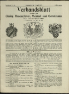 Verbandsblatt der Familien Glafey, Hasenclever, Mentzel und Gerstmann, Jg. 8, 1918, nr 19