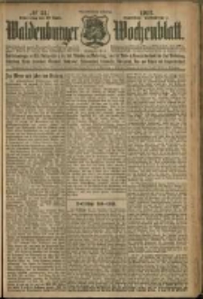 Waldenburger Wochenblatt, Jg. 58, 1912, nr 34