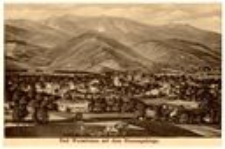 Bad Warmbrunn mit dem Riesengebirge [Dokument ikonograficzny]