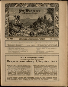 Der Wanderer im Riesengebirge, 1922, nr 6