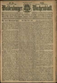 Waldenburger Wochenblatt, Jg. 58, 1912, nr 42