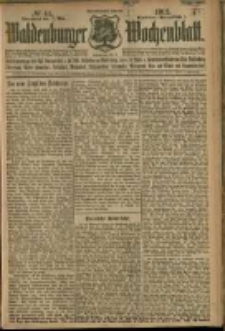Waldenburger Wochenblatt, Jg. 58, 1912, nr 44