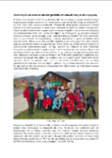 Uczestnicy kursu znakarzy szlaków górskich wymalowali nowy szlak turystyczny [Dokument elektroniczny]