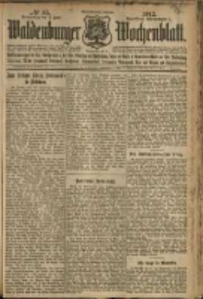 Waldenburger Wochenblatt, Jg. 58, 1912, nr 55